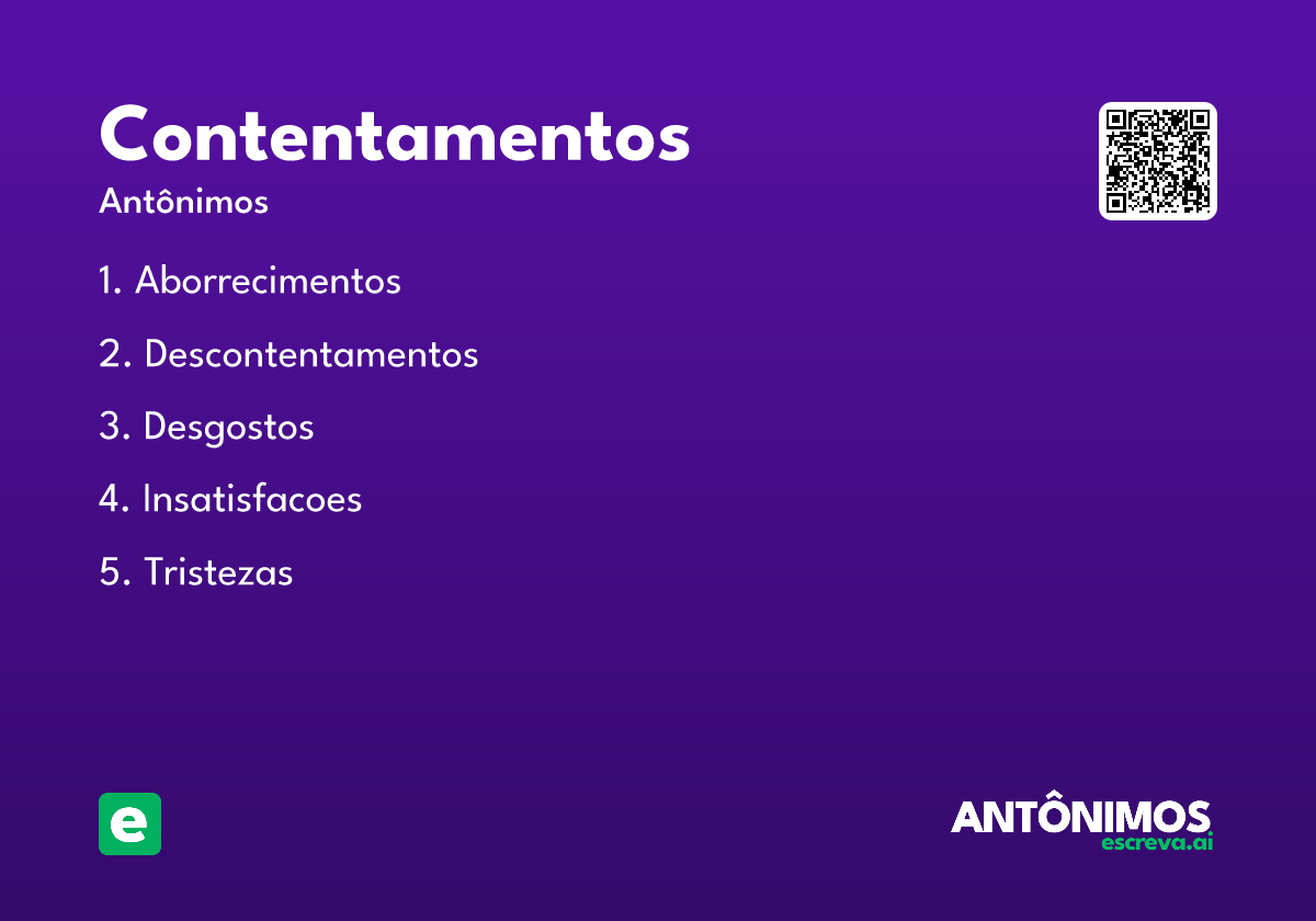 contentamentos