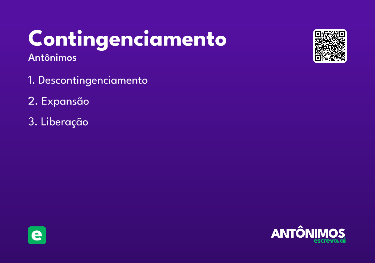 contingenciamento