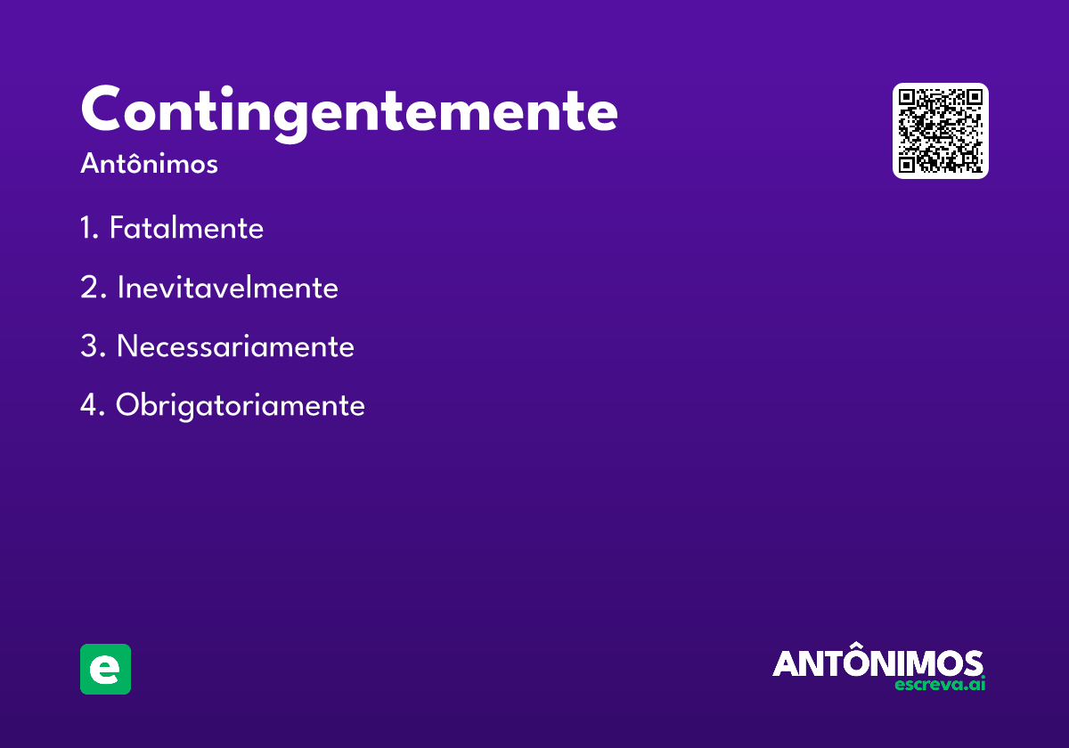 contingentemente