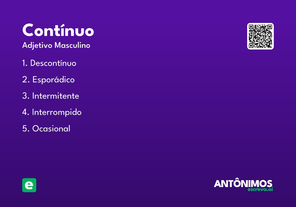 contínuo