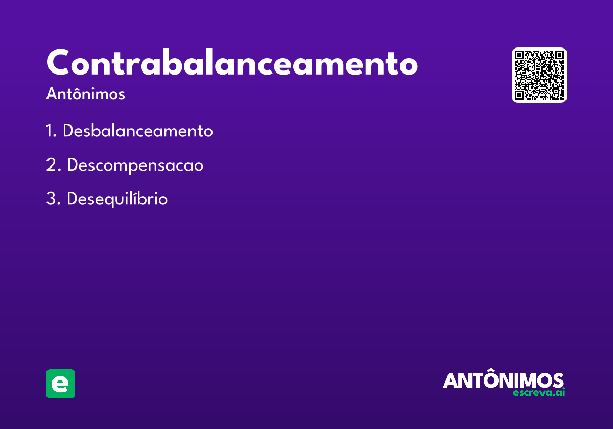 contrabalanceamento