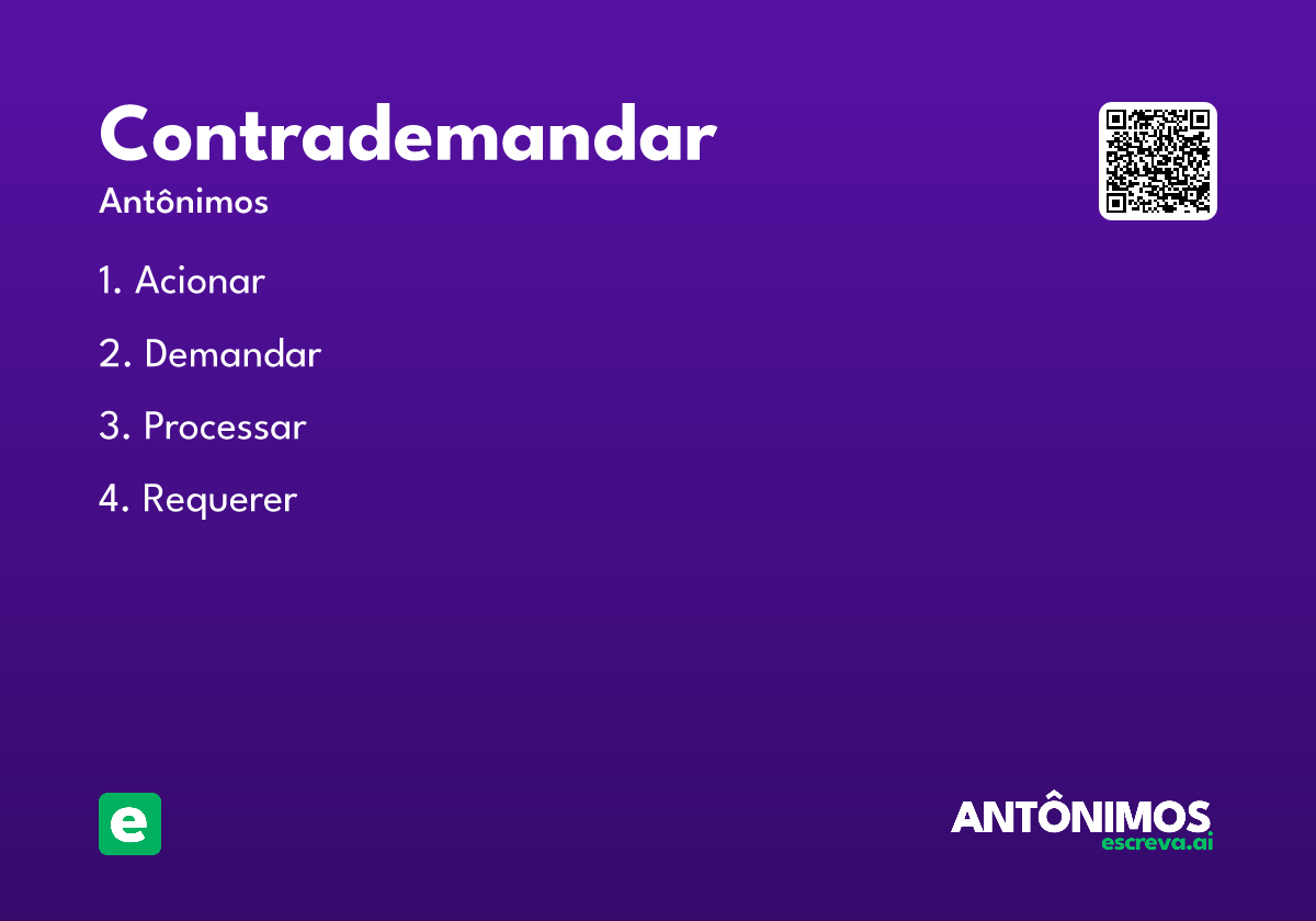 contrademandar