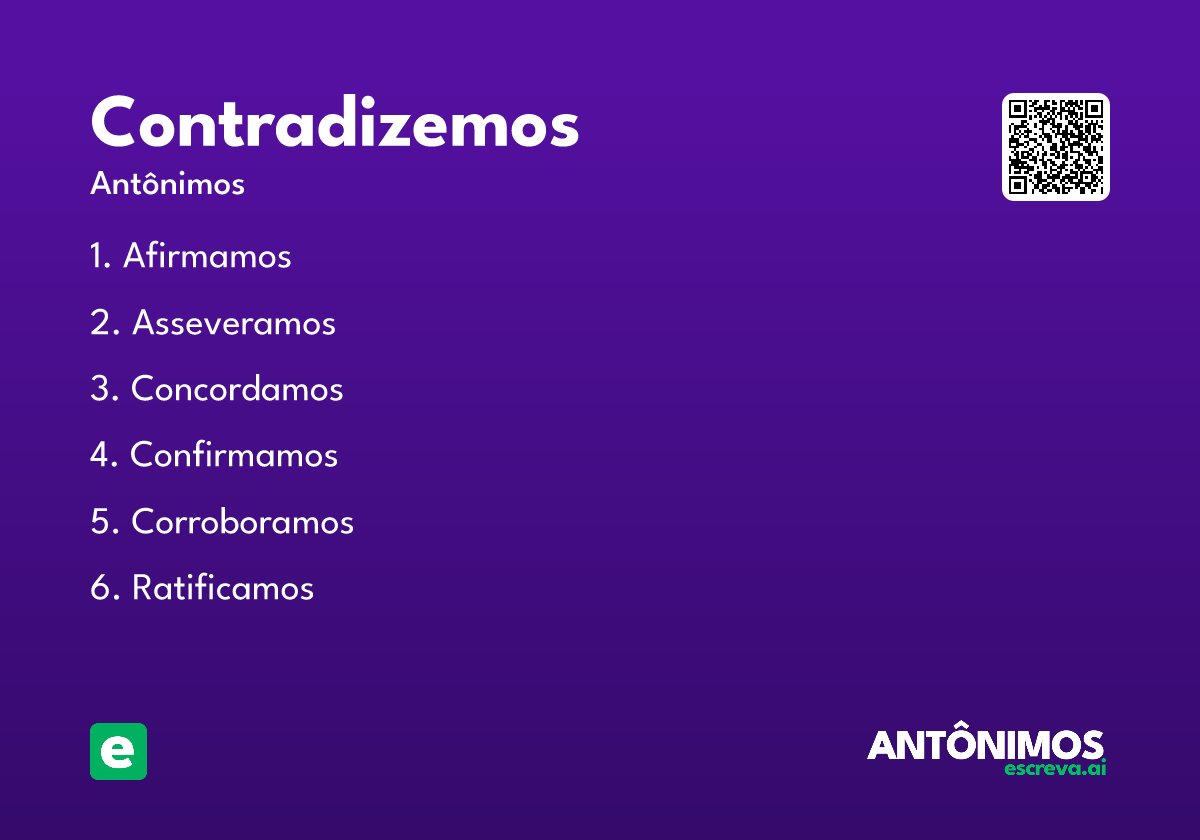 contradizemos