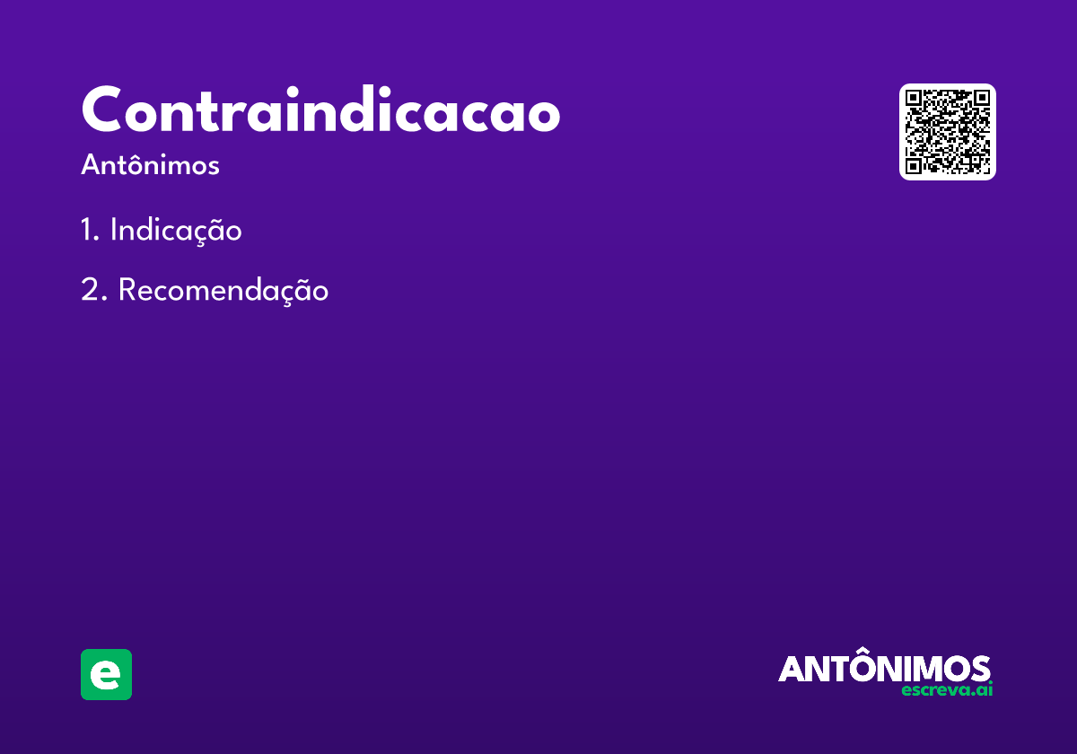 contraindicacao