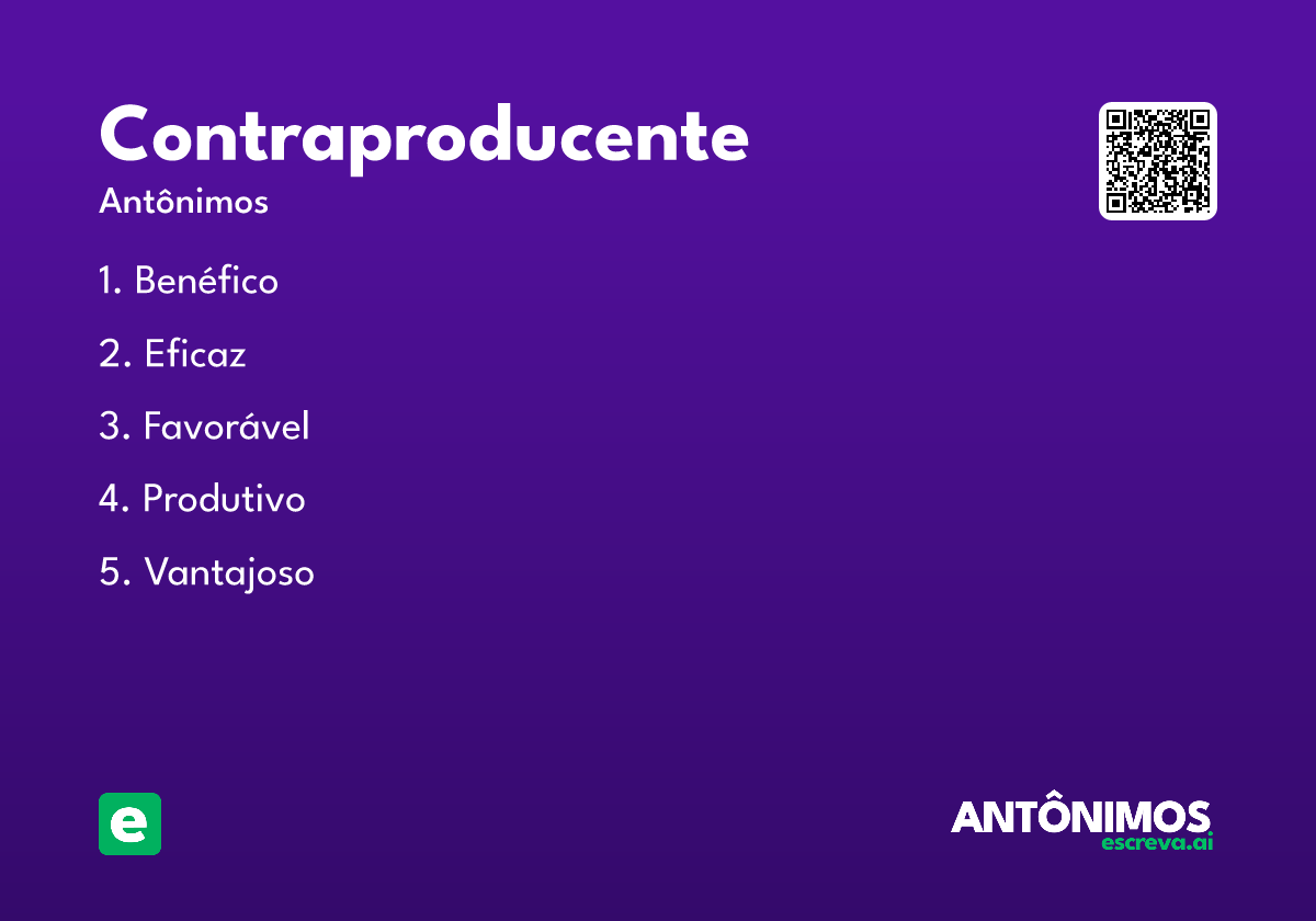 contraproducente