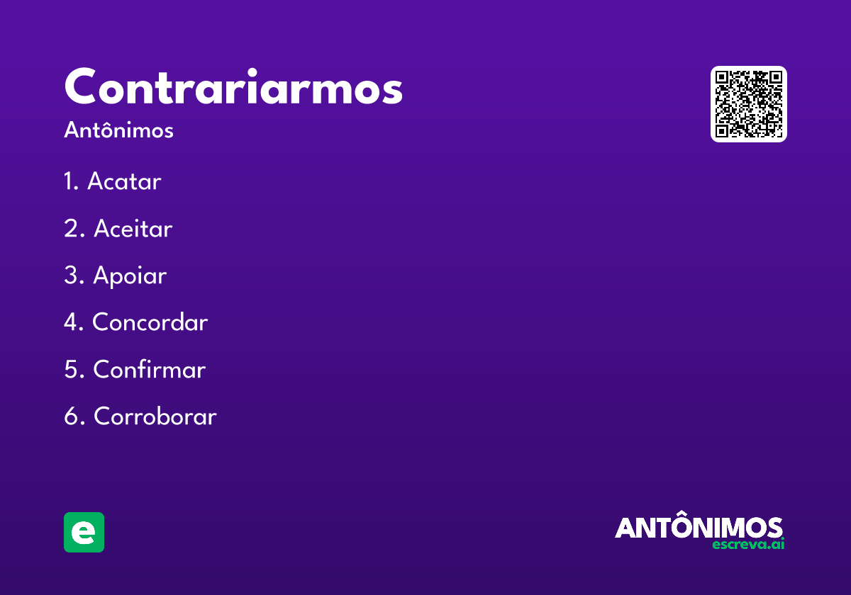 contrariarmos