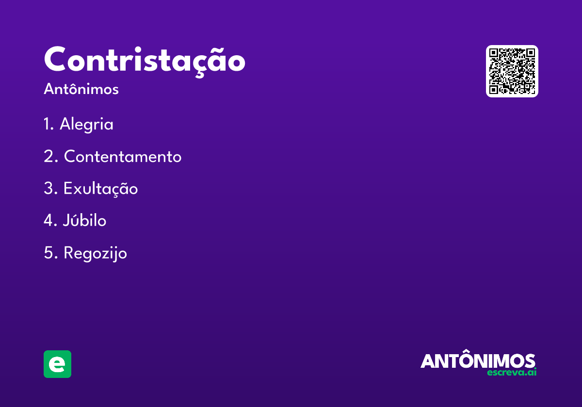 contristação