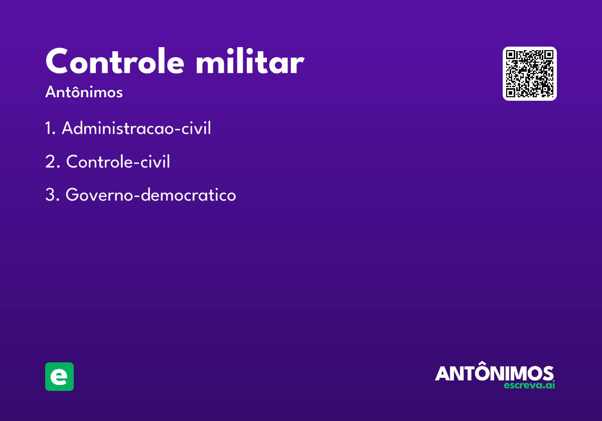controle militar