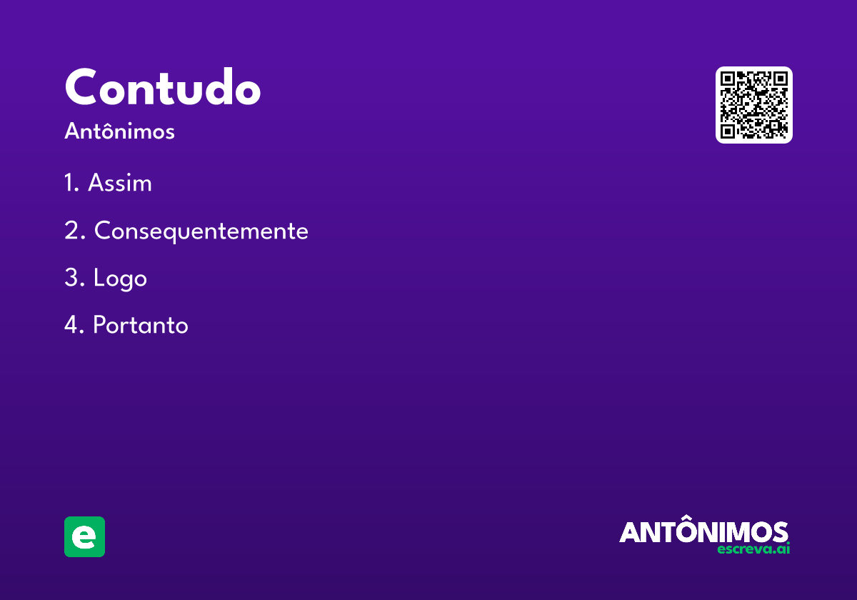 contudo
