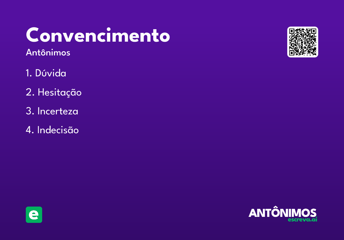 convencimento