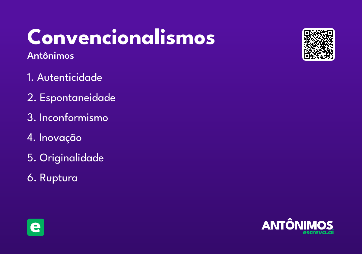 convencionalismos