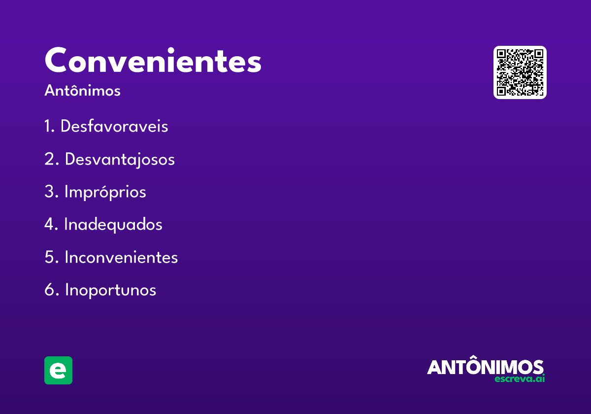convenientes
