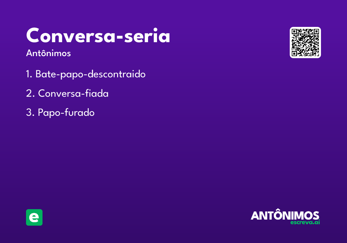 conversa-seria
