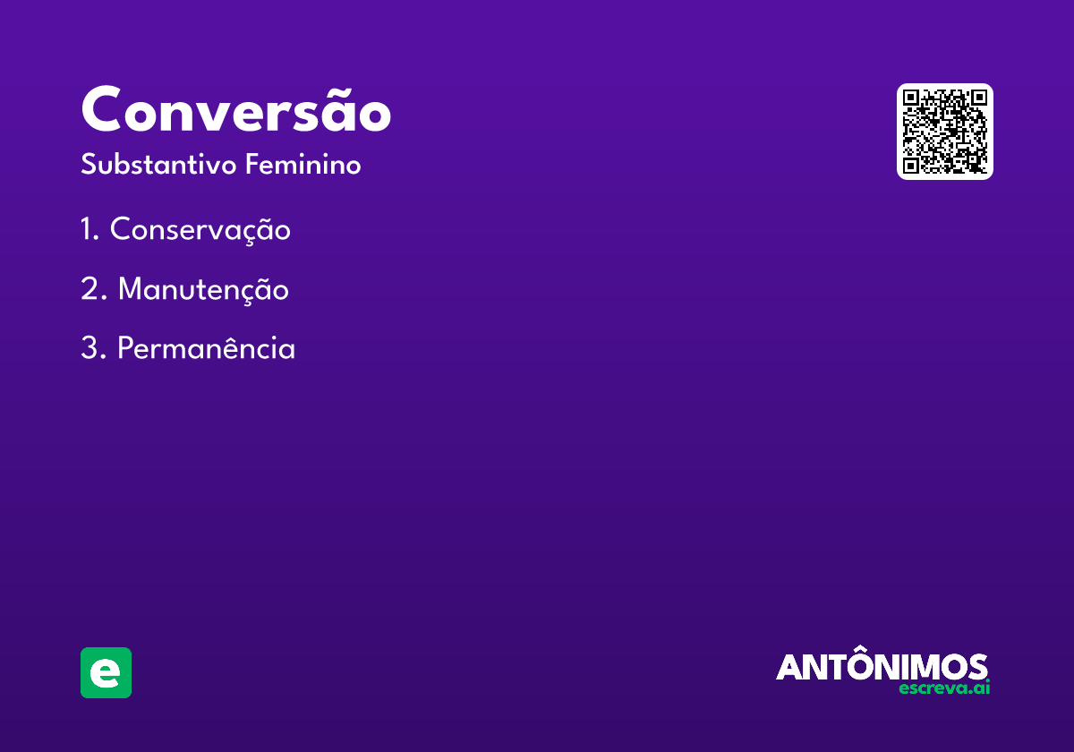 conversão
