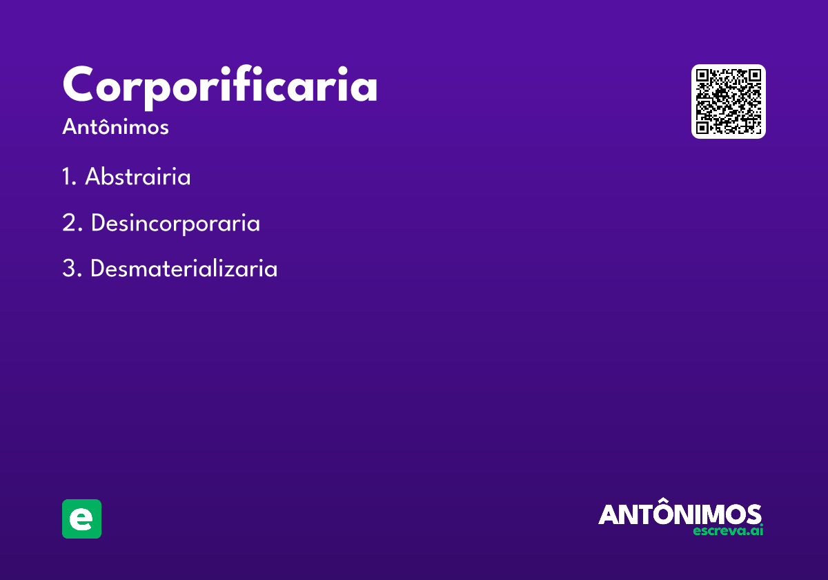 corporificaria