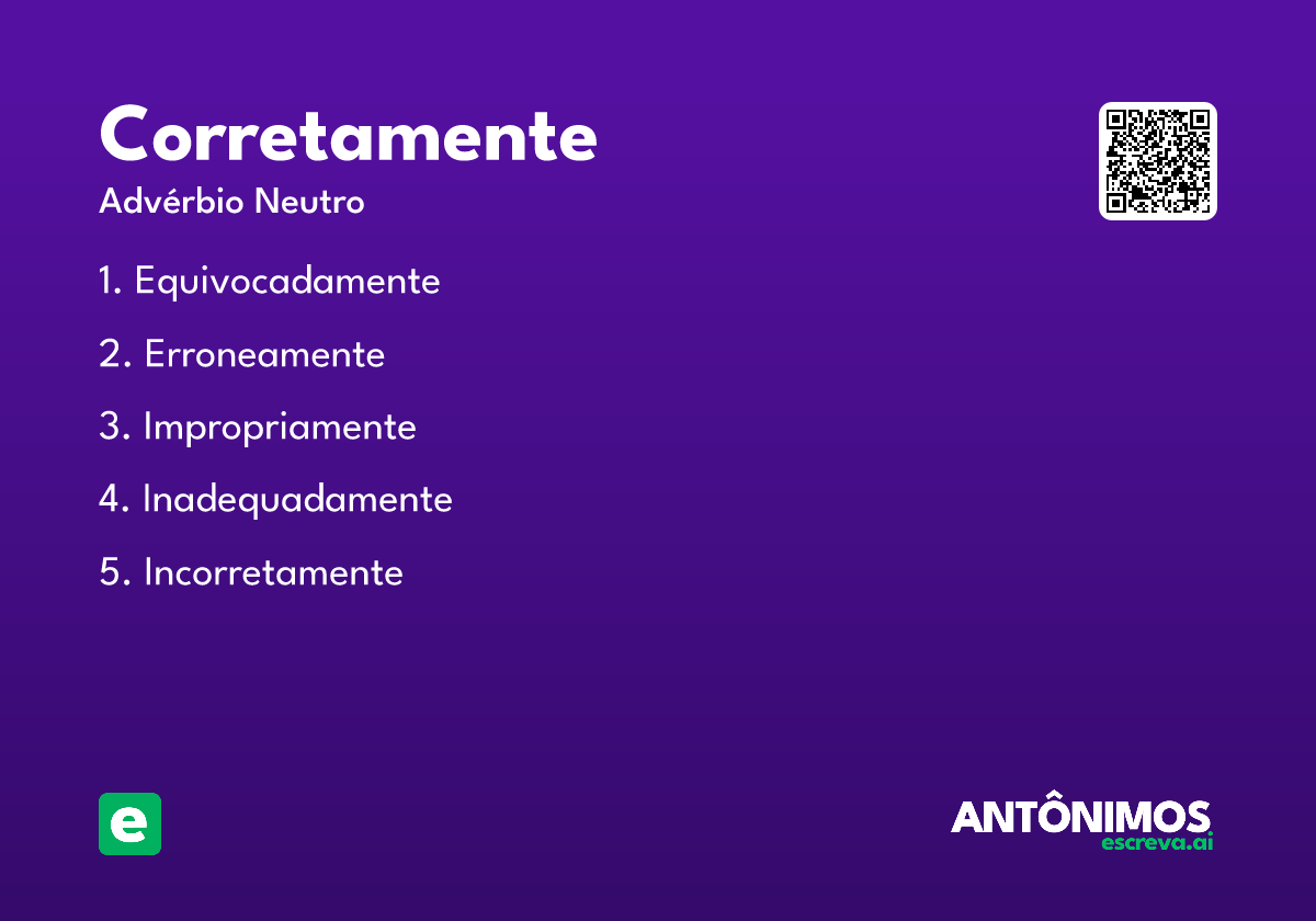 corretamente