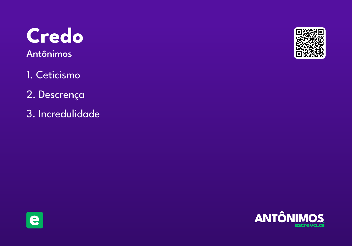 credo