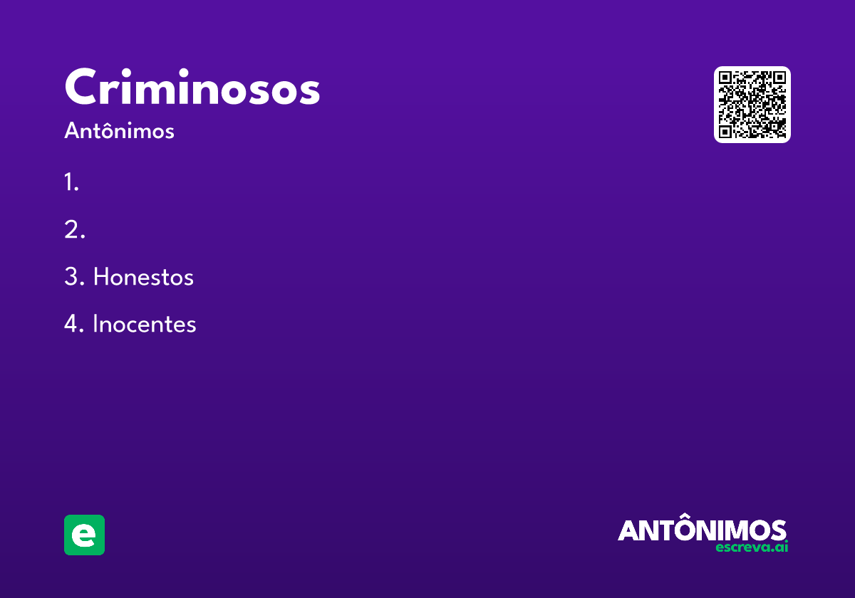criminosos