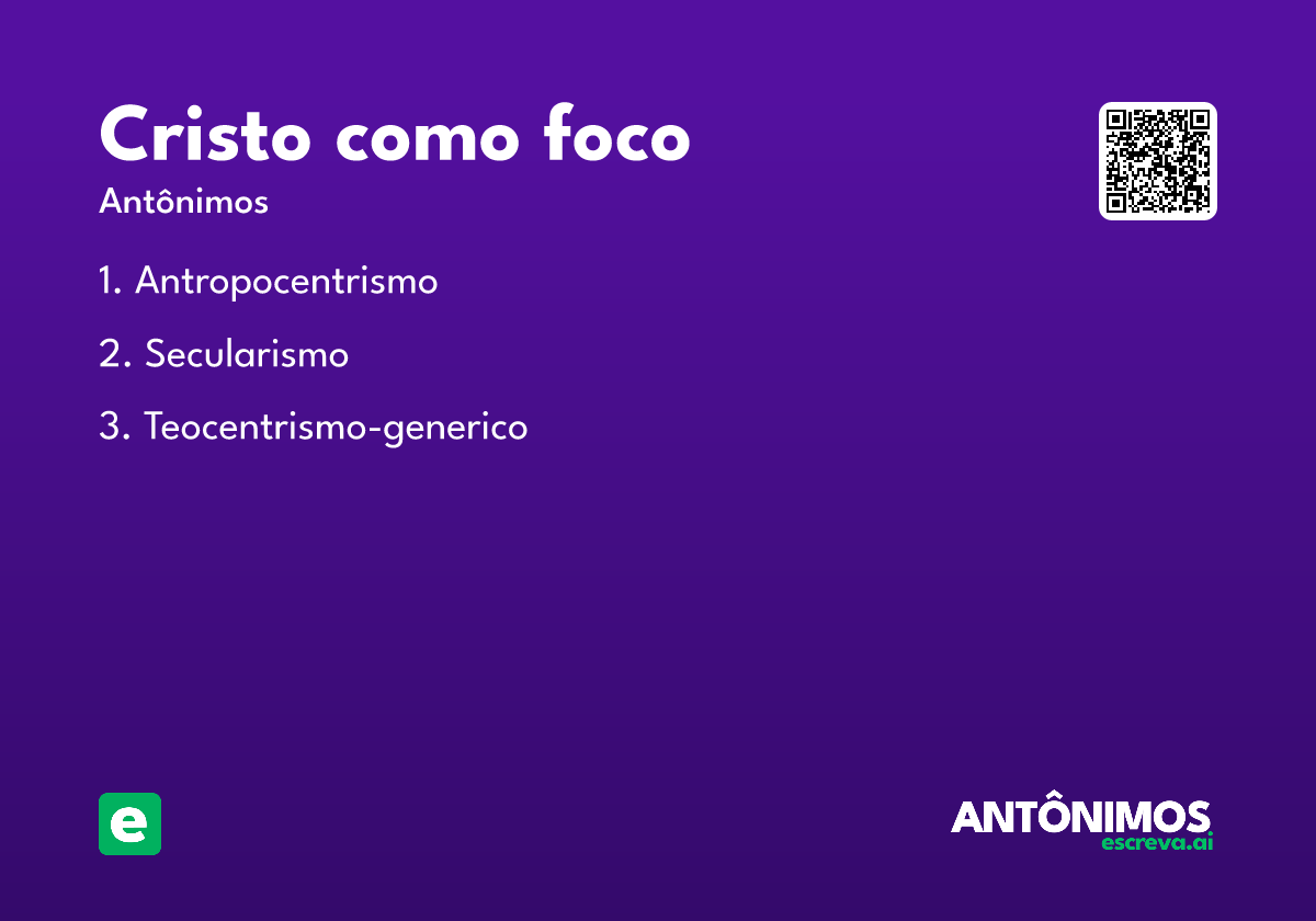 Cristo como foco