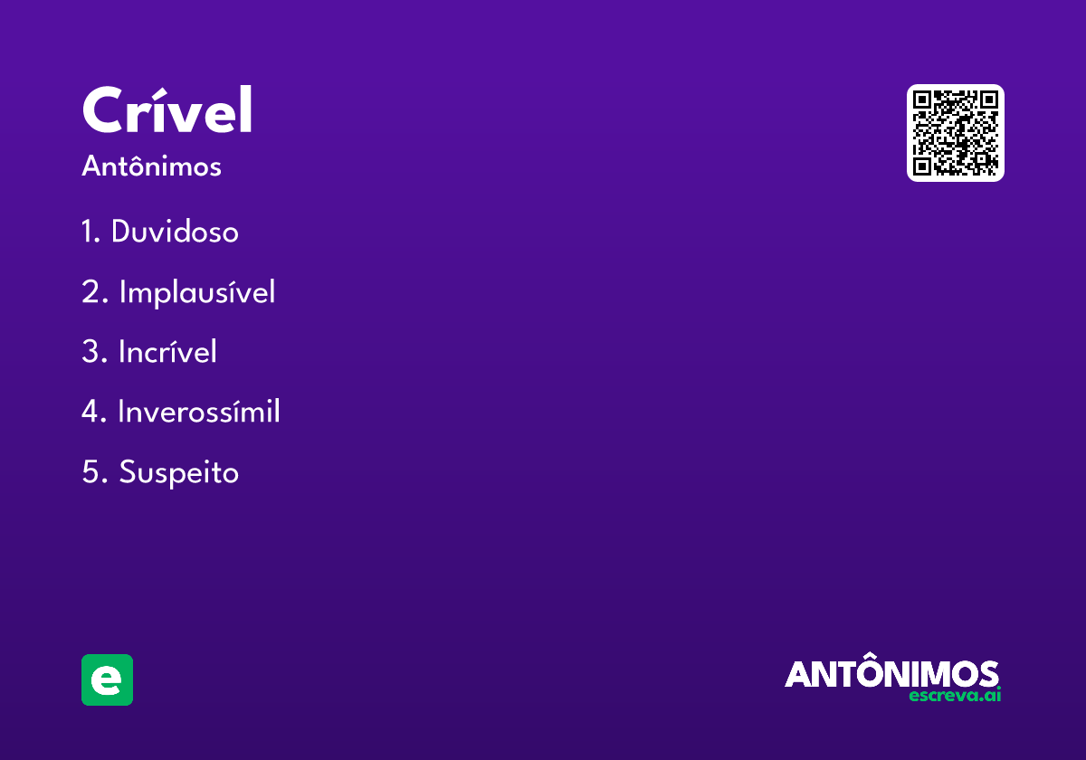 crível