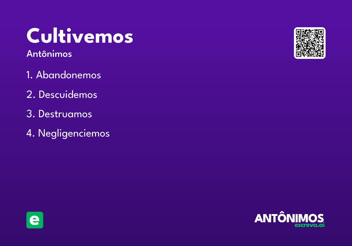 cultivemos