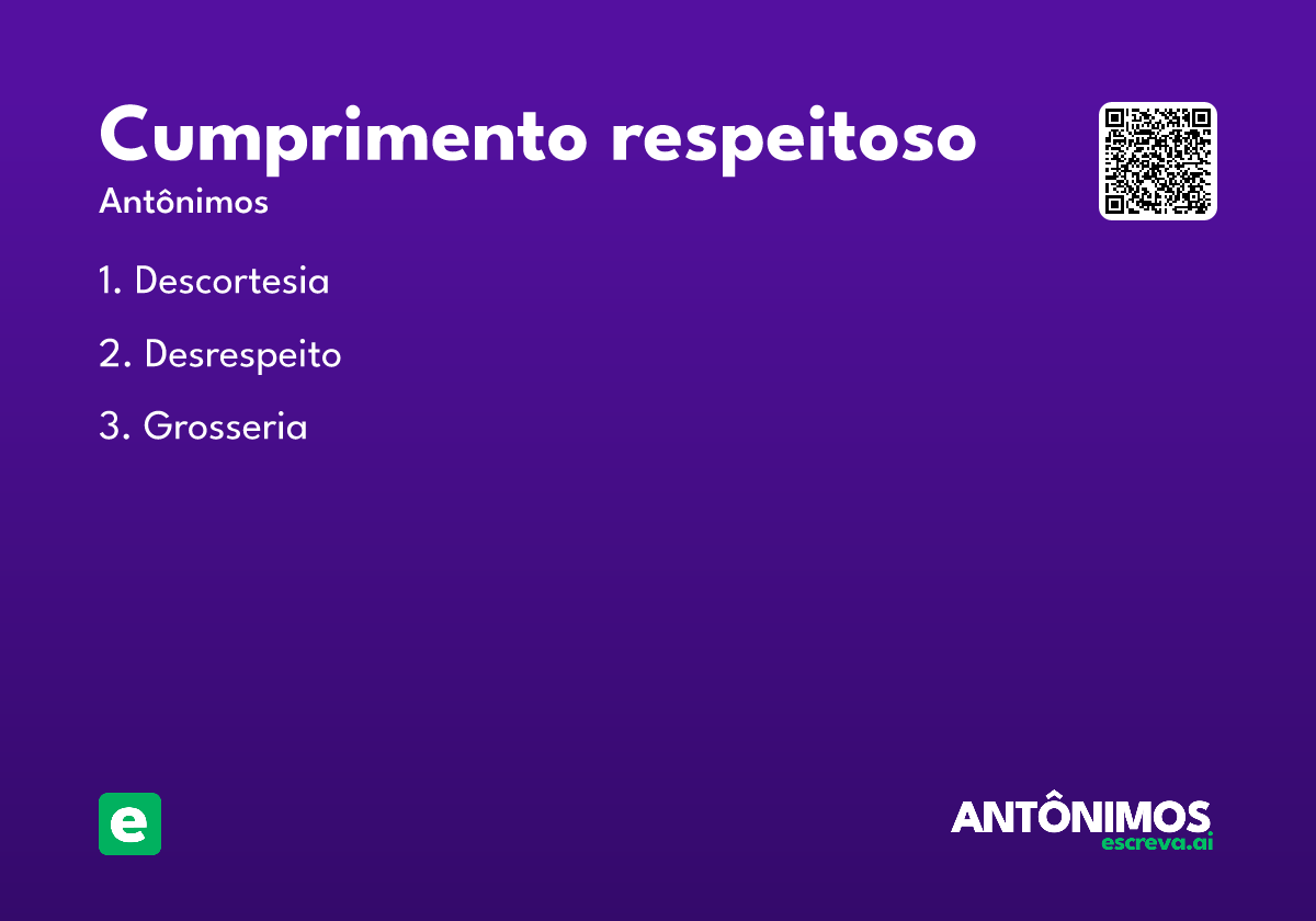 cumprimento respeitoso
