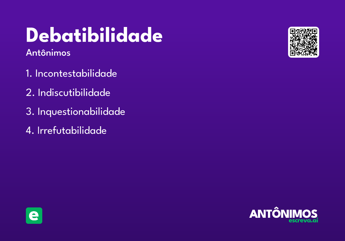 debatibilidade