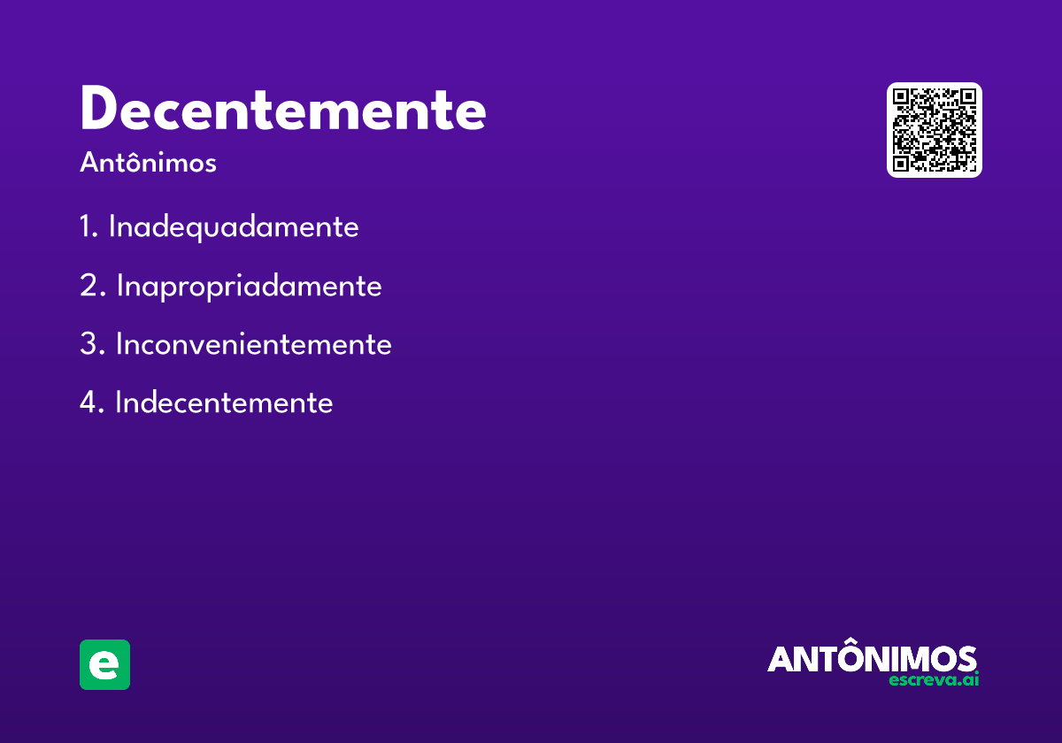 decentemente