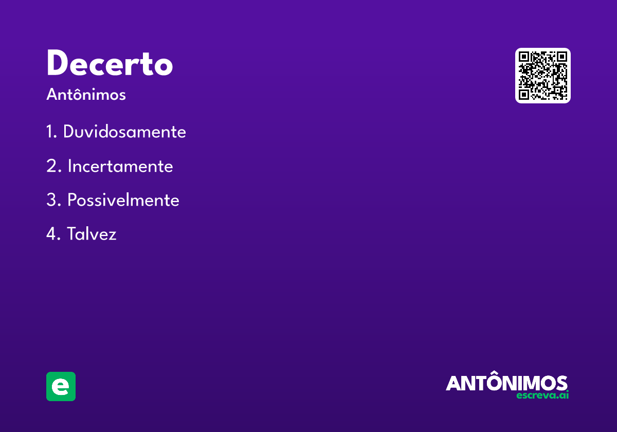 decerto