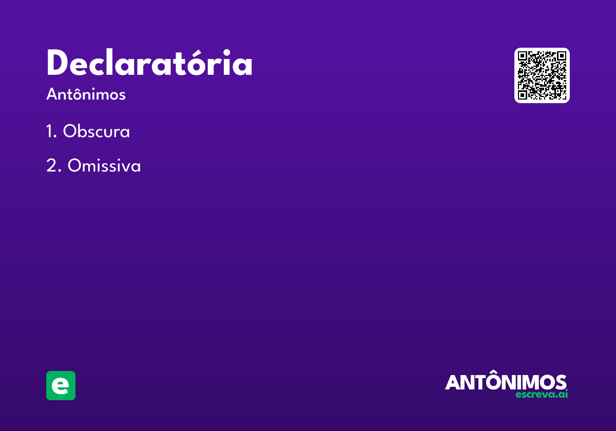 declaratória