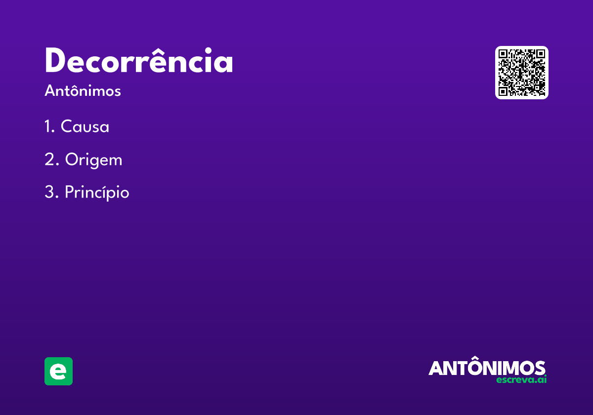 decorrência