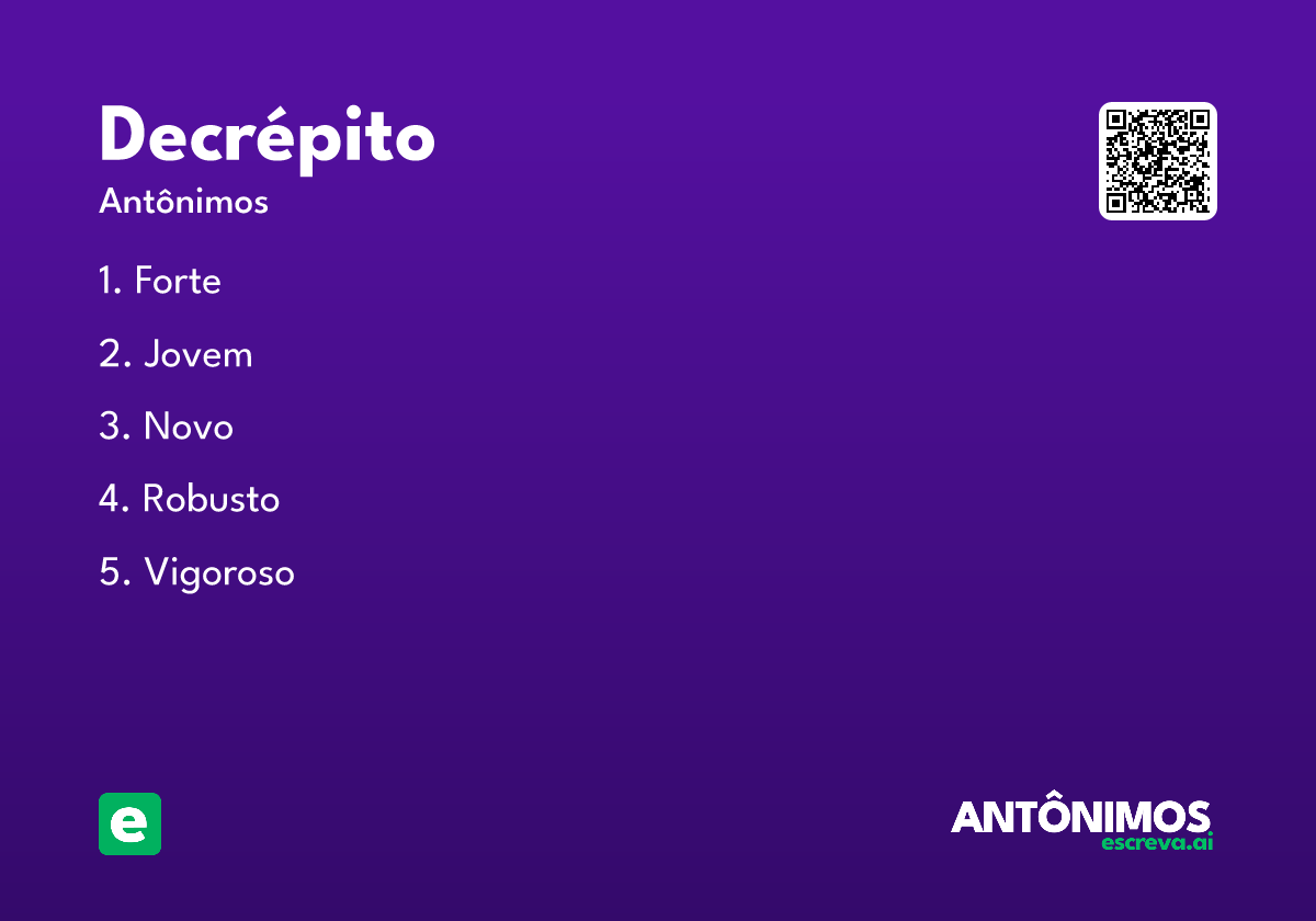 decrépito