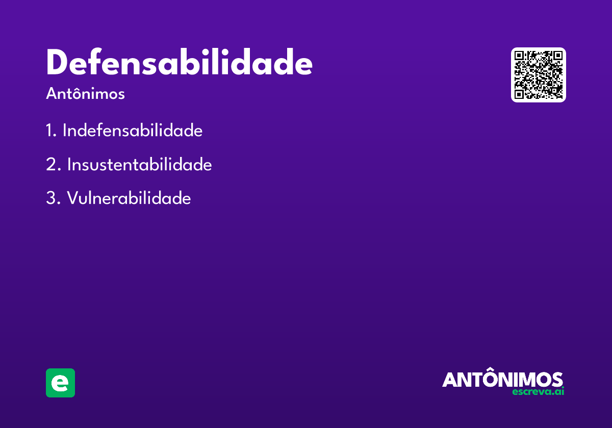 defensabilidade