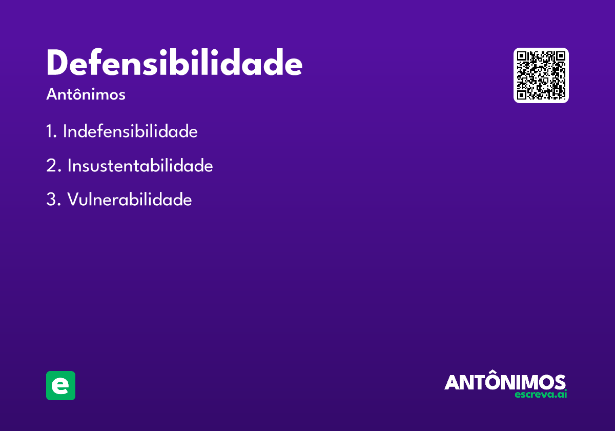 defensibilidade