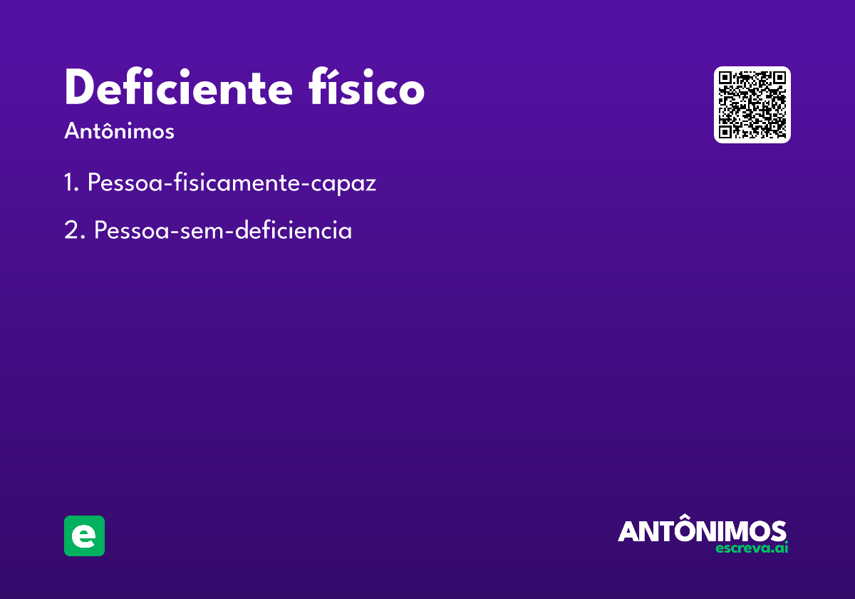 deficiente físico