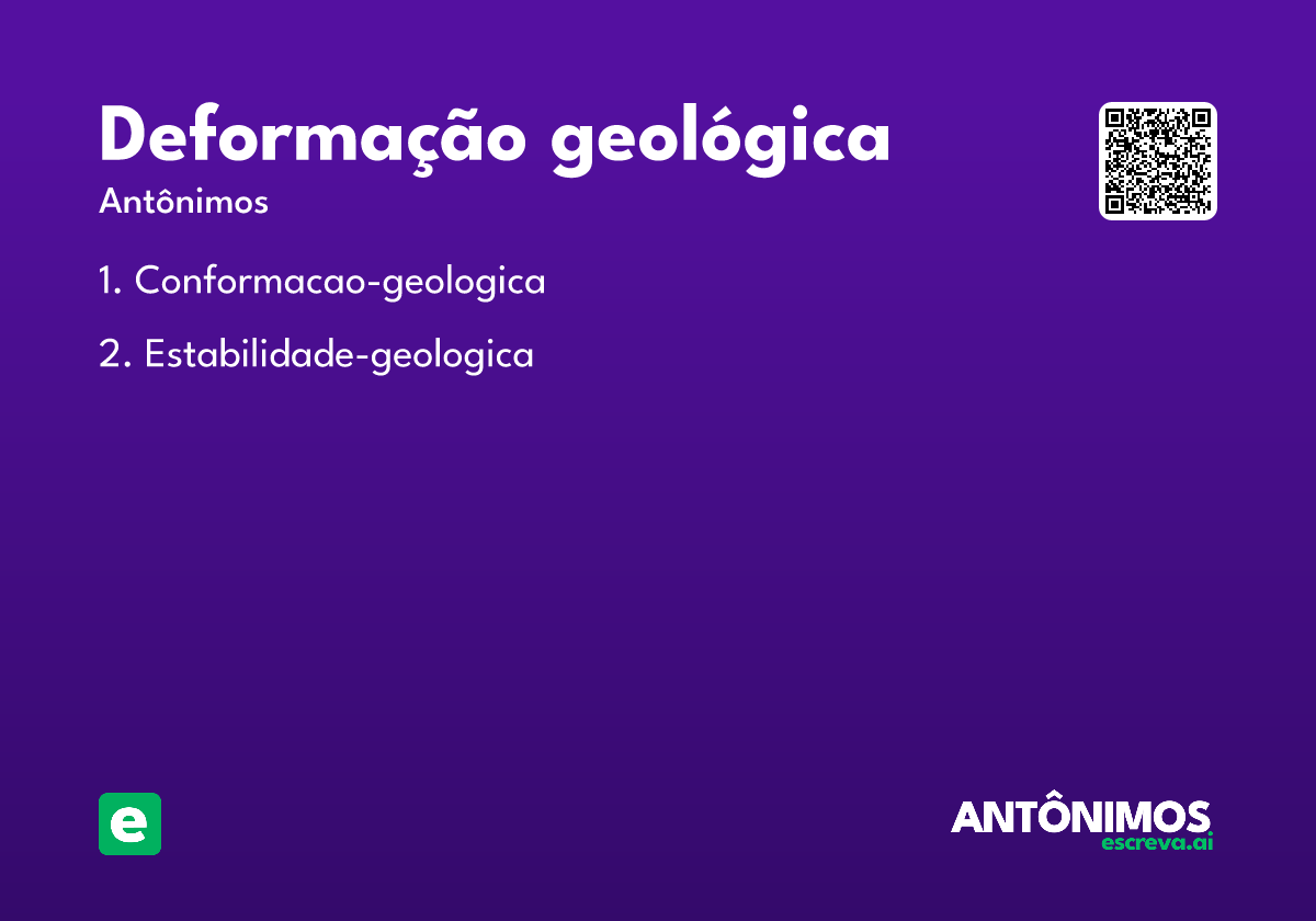 deformação geológica