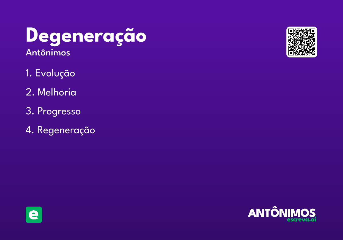 degeneração