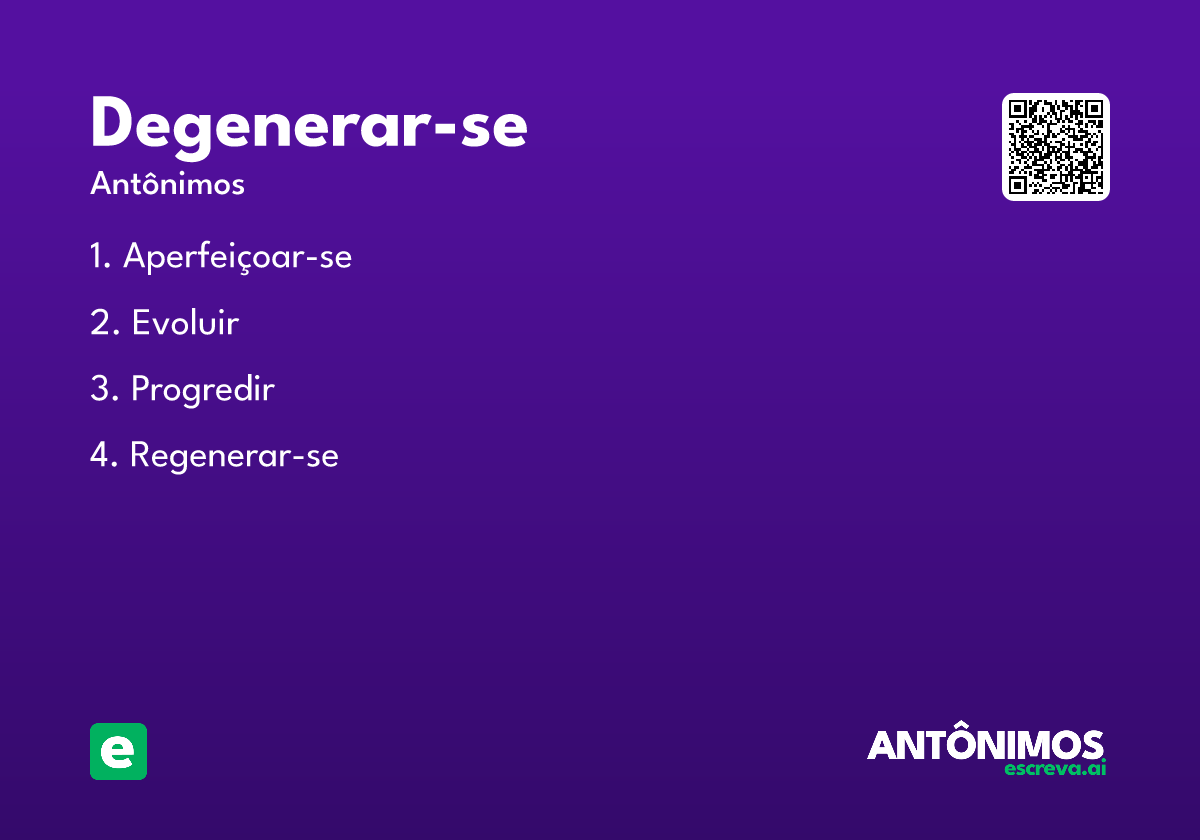 degenerar-se