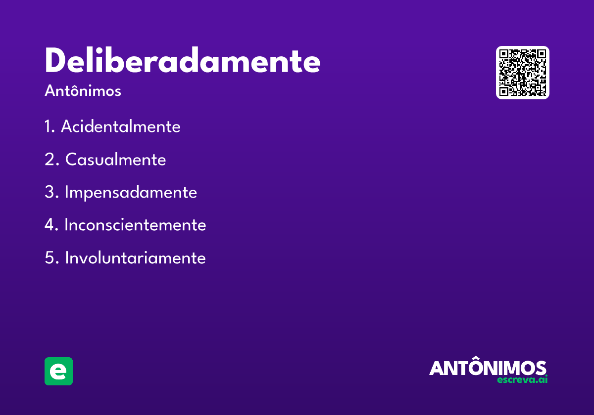 deliberadamente
