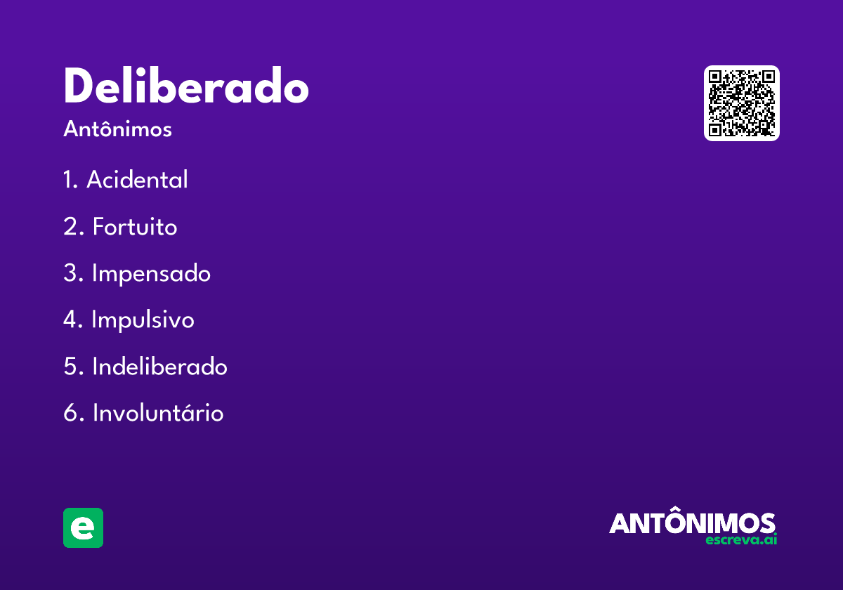 deliberado