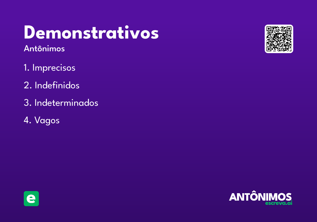 demonstrativos