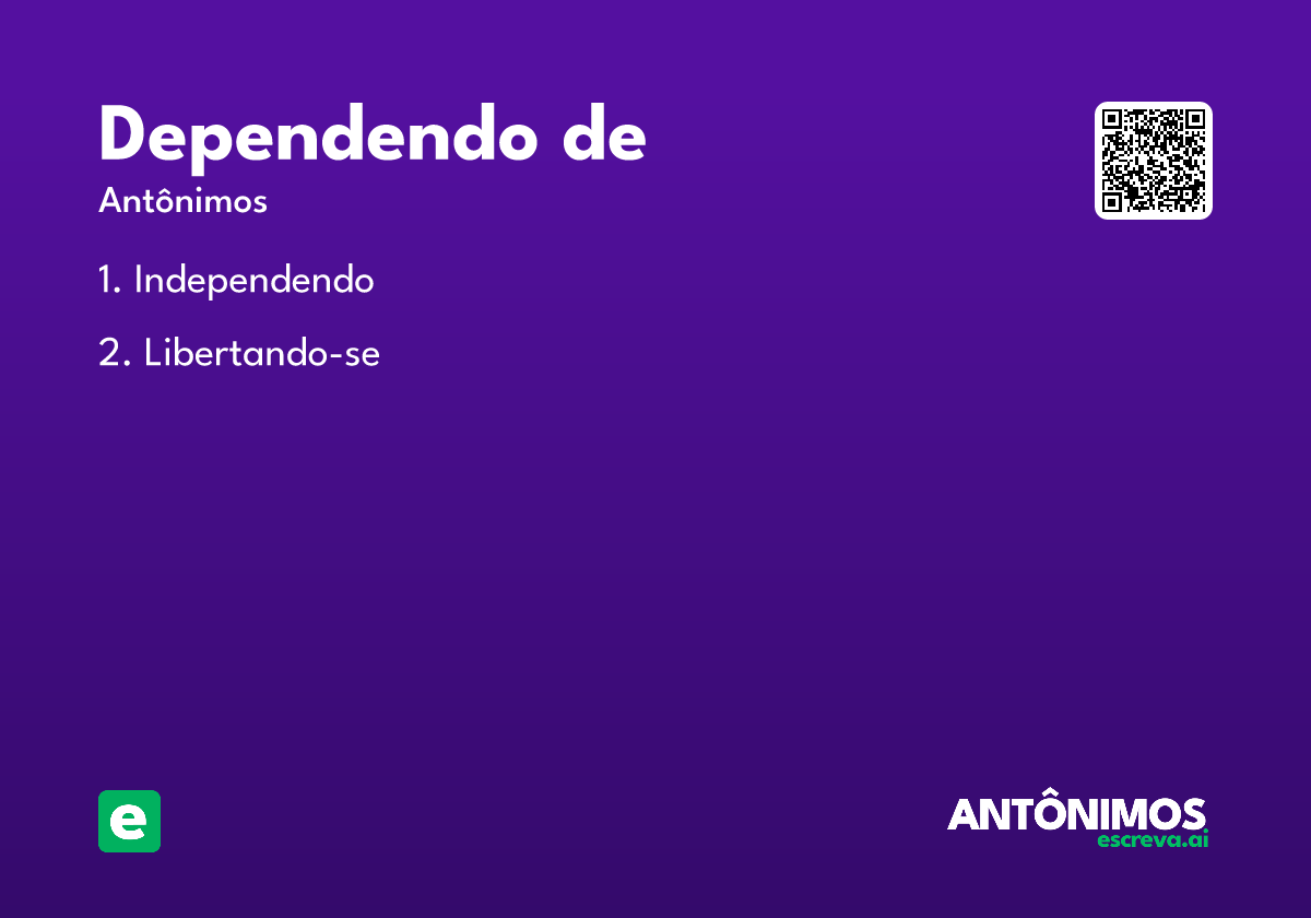 dependendo de