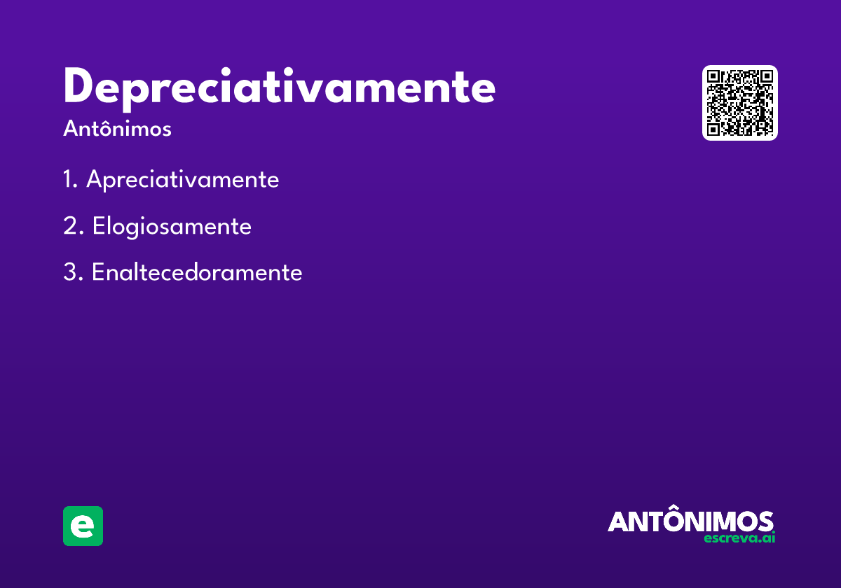 depreciativamente