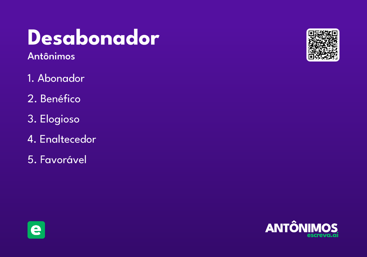 desabonador