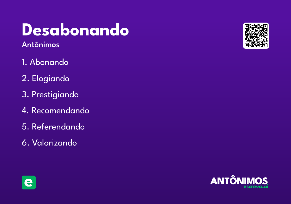 desabonando