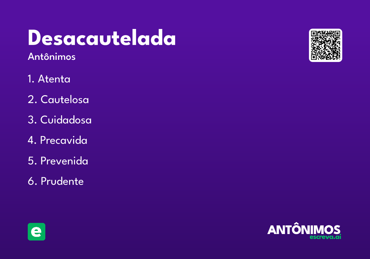desacautelada