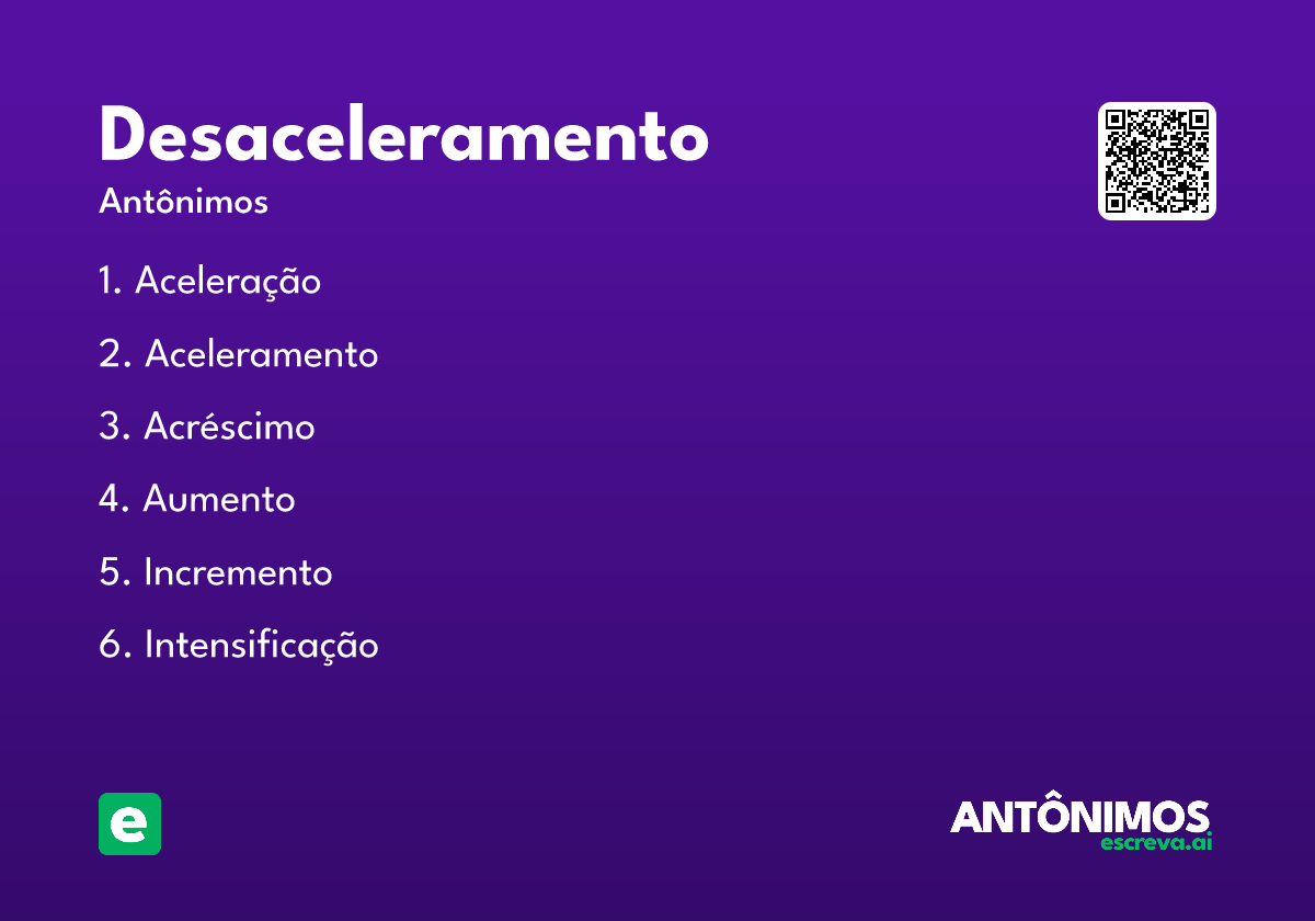 desaceleramento