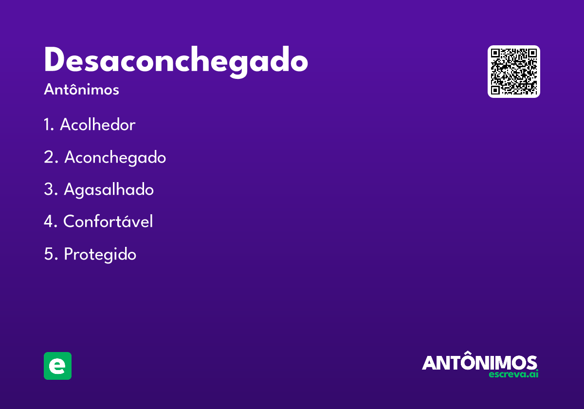 desaconchegado