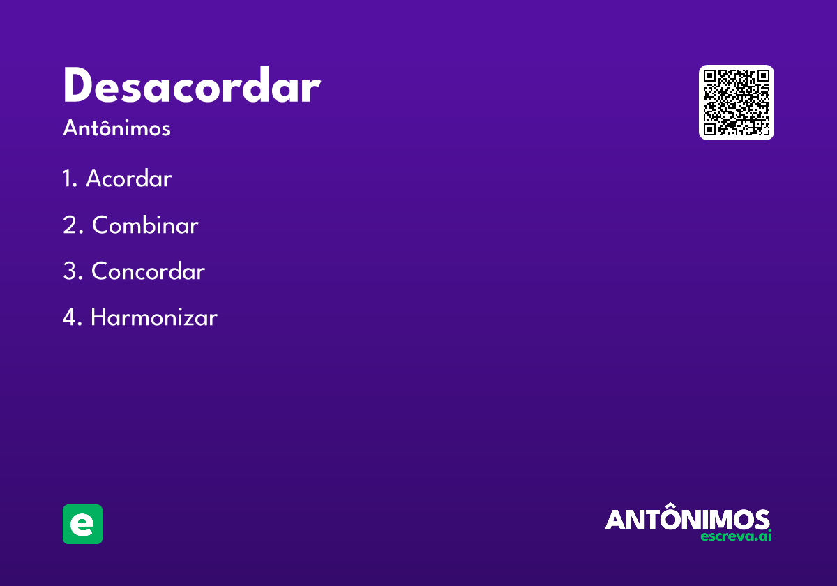 desacordar
