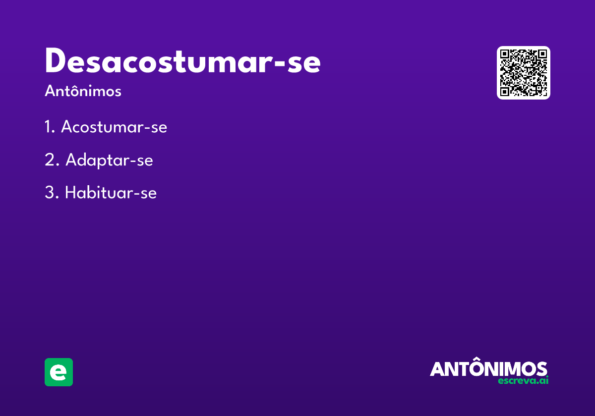 desacostumar-se